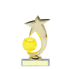 Trophies - #Softball Shooting Star Spinner A Style Trophy